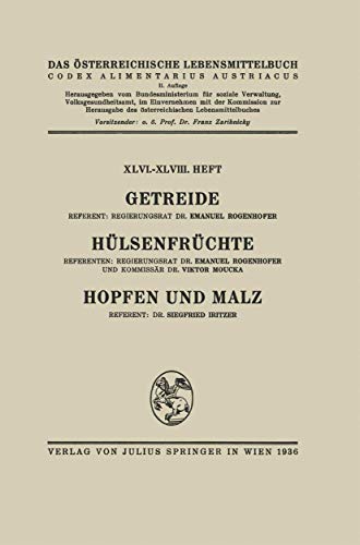 Stock image for Getreide / Hulsenfruchte / Hopfen Und Malz for sale by Chiron Media