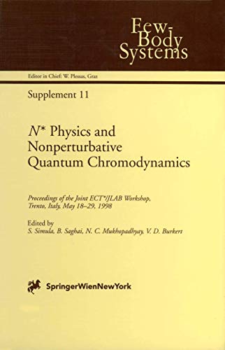 Stock image for N* Physics and Nonperturbative Quantum Chromodynamics for sale by Kennys Bookstore