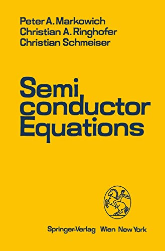 Semiconductor Equations [Soft Cover ] - Markowich, Peter A.