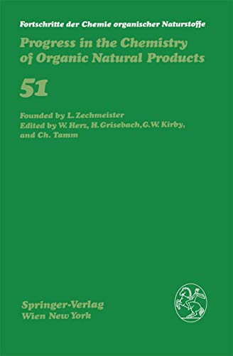 9783709174562: Progress in the Chemistry of Organic Natural Products: 51 (Fortschritte der Chemie organischer Naturstoffe Progress in the Chemistry of Organic Natural Products, 51)