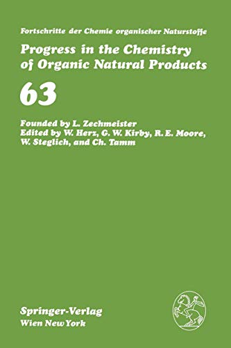 9783709192832: Fortschritte der Chemie organischer Naturstoffe / Progress in the Chemistry of Organic Natural Products: 63