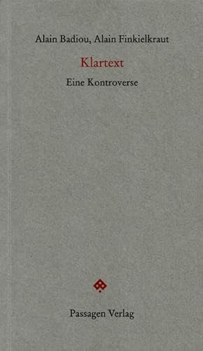 Stock image for Klartext: Eine Kontroverse for sale by medimops