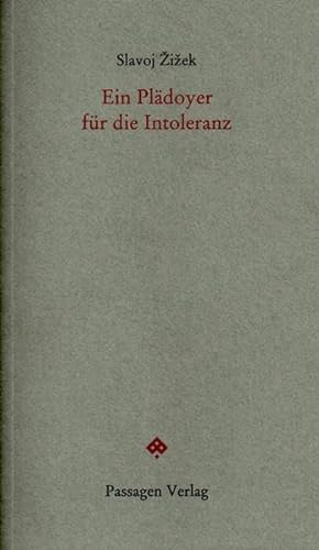 Ein PlÃ¤doyer fÃ¼r die Intoleranz (9783709200797) by Unknown Author