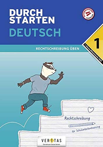Beispielbild fr Durchstarten - Deutsch Mittelschule/AHS: 1. Klasse - Rechtschreibung: bungsbuch mit Lsungen zum Verkauf von medimops