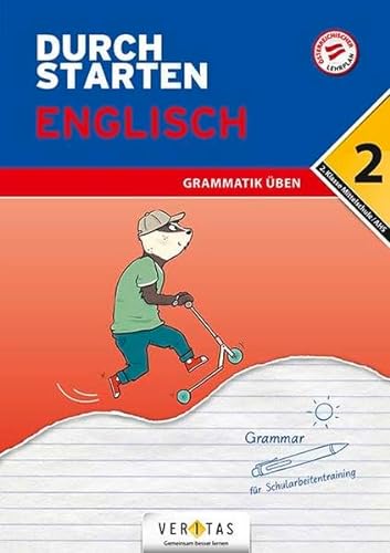 9783710137785: Durchstarten 2. Klasse - Englisch Mittelschule/AHS - Grammatik: bungsbuch mit Lsungen