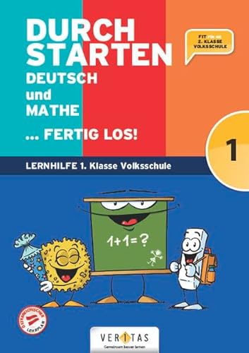 Beispielbild fr Durchstarten Volksschule 1. Klasse - Deutsch und Mathe . fertig los! - bungsbuch zum Verkauf von Revaluation Books