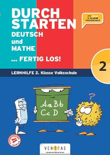 Beispielbild fr Durchstarten Volksschule 2. Klasse - Deutsch und Mathe . fertig los! - bungsbuch zum Verkauf von Revaluation Books