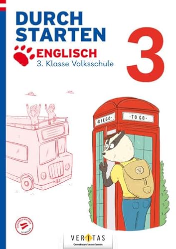 Stock image for Durchstarten Volksschule 3. Klasse. Diego to go! - Englisch - bungsbuch for sale by Blackwell's