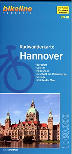9783711101242: Radwanderkarte Hannover RW-H1: Burgdorf - Hildesheim - Neustadt - Weserbergland - Steinhuder Meer - Springe