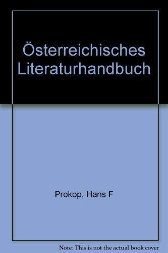 Beispielbild fr O?sterreichisches Literaturhandbuch (German Edition) zum Verkauf von Project HOME Books