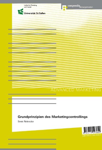 Stock image for Grundprinzipien des Marketingcontrollings - Principles of Marketing Management Control for sale by medimops