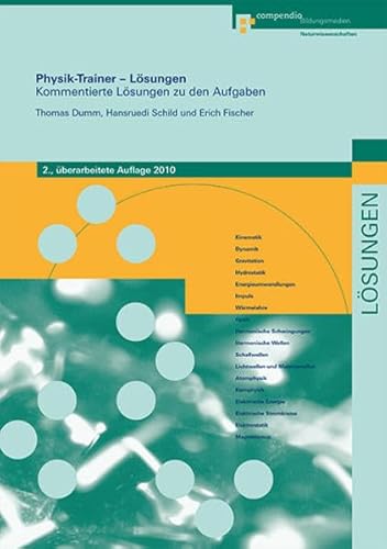 Imagen de archivo de Physik-Trainer - Lsungen: Kommentierte Lsungen zu den Aufgaben a la venta por medimops