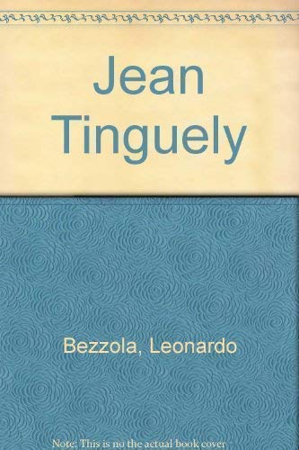 9783716014677: Tinguely.