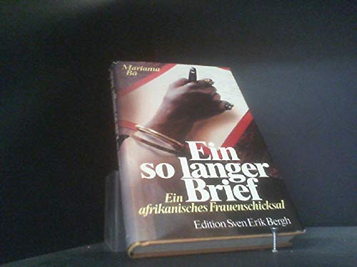 9783716301258: Ein so langer Brief. Ein afrikanisches Frauenschicksal