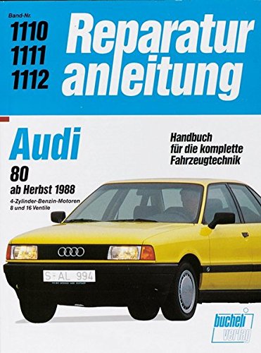 9783716818312: Audi 80 ab Herbst 1988