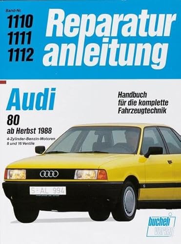 9783716818312: Audi 80 ab Herbst 1988