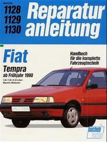 Reparaturanleitung Fiat Tempra Handbuch für die komplette Fahrzeugtechnik, 1,6i, 1,8i, 2,0 i Band...