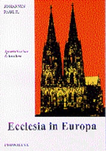9783717111139: Ecclesia in Europa