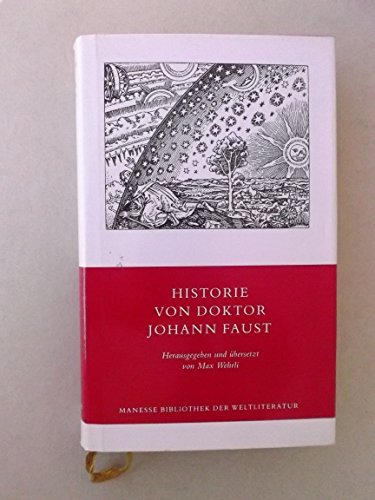 Historie von Doktor Johann Faust. hrsg. u. übers. von Max Wehrli, Manesse-Bibliothek der Weltlite...