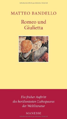 9783717540588: Romeo und Giulietta: Novelle;