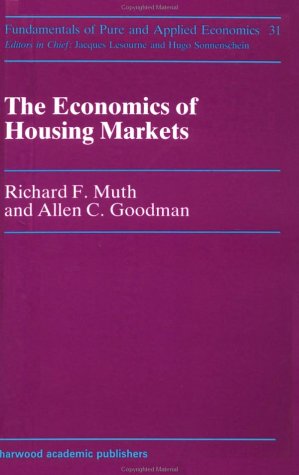 Imagen de archivo de The Economics of Housing Markets a la venta por Ammareal