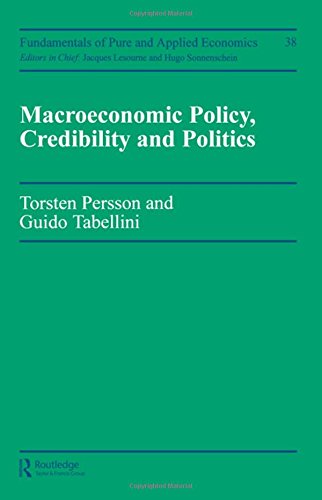 Beispielbild fr Macroeconomic Policy, Credibility and Politics zum Verkauf von Better World Books Ltd