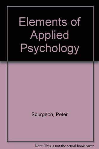 9783718651207: Elements of Applied Psychology