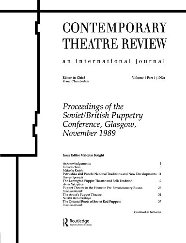 9783718652693: Proceedings of the Soviet/British Pupperty Conference, Glasgow, November 1989: Conference on Soviet-British Puppet Theatre : Selected Papers