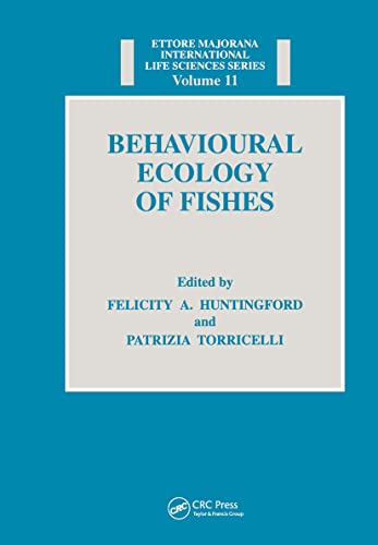 Imagen de archivo de Behavioural Ecology of Fishes (Ettore Majorana International Life Sciences Series,) a la venta por Phatpocket Limited