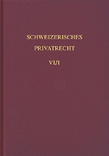 9783719007751: Schweizerisches Privatrecht, 8 Bde. in Tl.-Bdn., Bd.6/1, Obligationenrecht, A...
