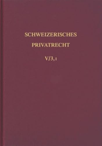 Beispielbild fr Schweizerisches Privatrecht, 8 Bde. in Tl.-Bdn., Bd.5/3, Sachenrecht: Inhalt: Deschenaux, Henri: Das Grundbuch -- Erste Abteilung (Schweizerisches Privatrecht (SPR)) Meier-Hayoz, Arthur zum Verkauf von online-buch-de