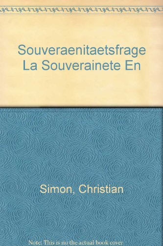 Stock image for Souveranitatsfragen, Militargeschichte for sale by Daedalus Books