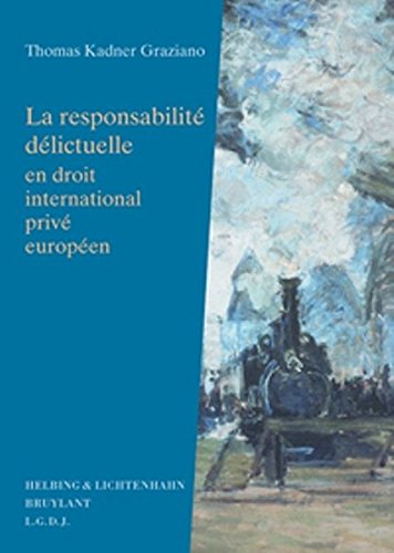 Stock image for La responsabilit dlictuelle en droit international priv europen for sale by Buchpark