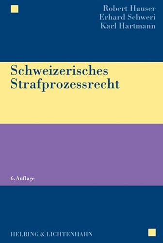9783719023089: Schweizerisches Strafprozessrecht