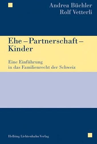 Stock image for Ehe - Partnerschaft - Kinder for sale by suspiratio - online bcherstube