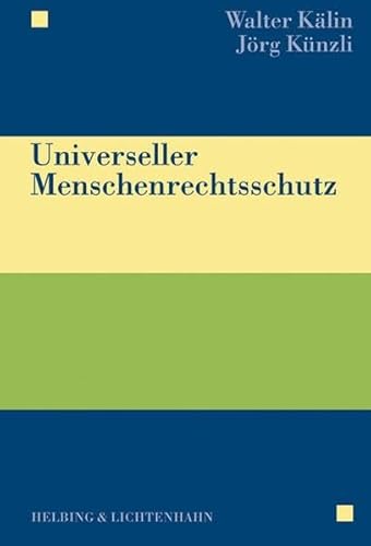 Stock image for Universeller Menschenrechtsschutz. for sale by Buchparadies Rahel-Medea Ruoss