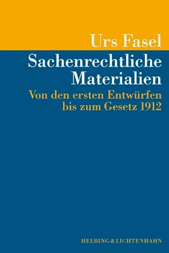 9783719024604: Fasel, U: Sachenrechtliche Materialien