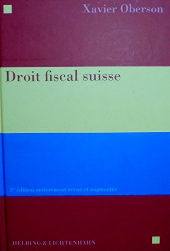 Beispielbild fr Droit fiscal suisse zum Verkauf von medimops