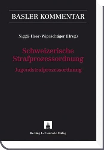 Imagen de archivo de Schweizerische Strafprozessordnung (StPO), Jugendstrafprozessordnung (JStPO) a la venta por Librairie Le Valentin, Lausanne