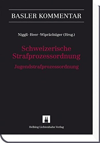 9783719026264: Schweizerische Strafprozessordnung/Jugendstrafprozessordnung (StPO/JStPO)