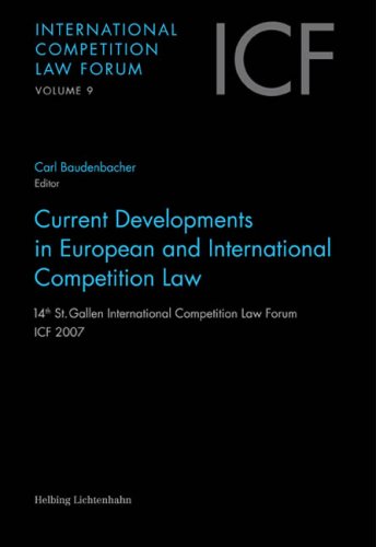 Stock image for Current Developments in European and International Competition Law for sale by GreatBookPrices