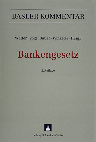 9783719028787: Bankengesetz