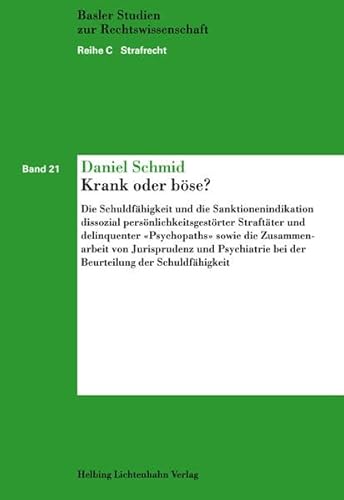 9783719028848: Schmid, D: Krank oder bse?