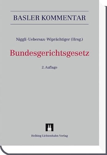 9783719029906: Bundesgerichtsgesetz (BGG)