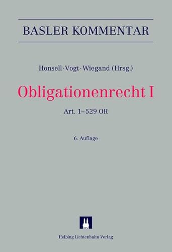 9783719031718: Basler Kommentar Obligationenrecht I: Art. 1-529 OR