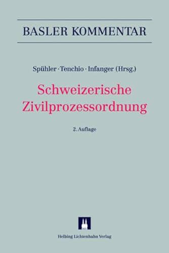 9783719032302: Schweizerische Zivilprozessordnung (ZPO)