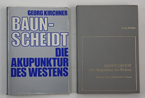 Beispielbild fr Baunscheidt - die Akupunktur des Westens. Gesund durch Hautreizbehandlung zum Verkauf von medimops