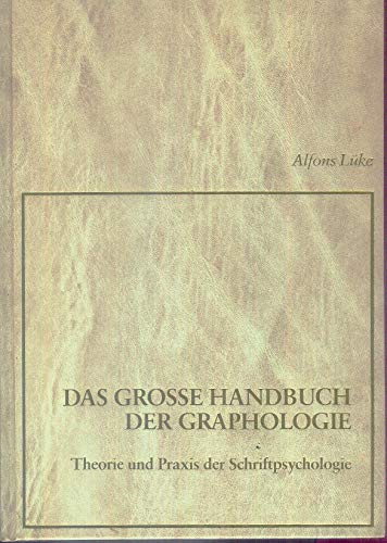 9783720520331: Das groe Handbuch der Graphologie