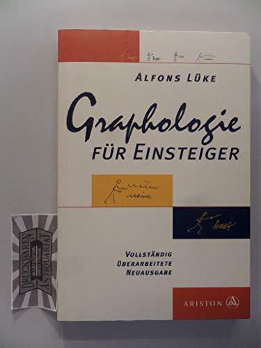 9783720520454: Graphologie fr Einsteiger. Handschriftendeutung leichtgemacht.