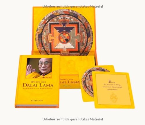 Beispielbild fr Worte des Dalai Lama: 40 Weisheitskarten mit Begleitbuch zum Verkauf von medimops